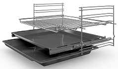 Духовой шкаф Bosch HBF534EH1T , электрический, шириной 59.4 см, темно-серебристый, EcoClean очистка Духовой шкаф Bosch HBF534EH1T , электрический, шириной 59.4 см, темно-серебристый, EcoClean очистка
